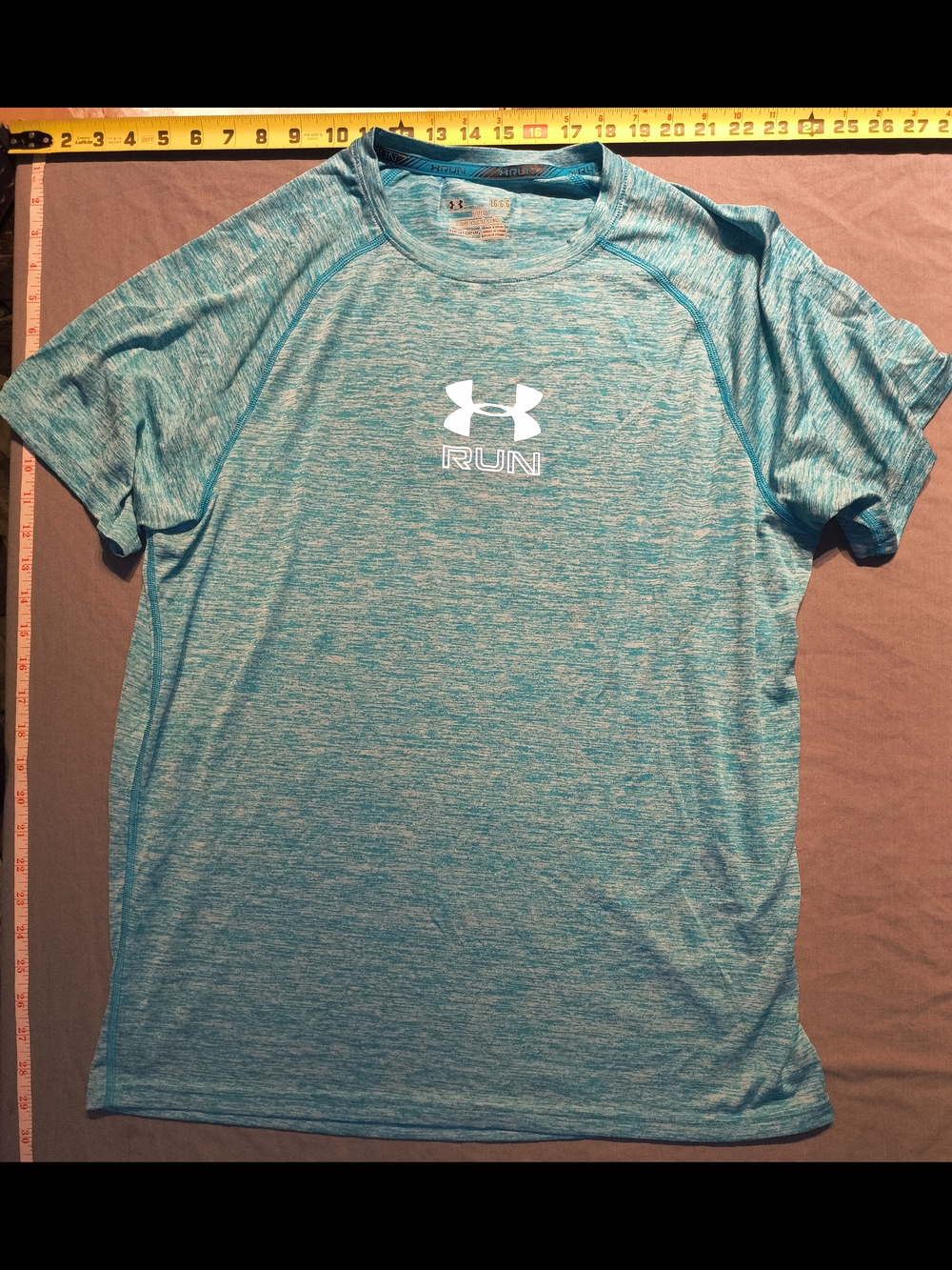 Under Armour Women’s Run Tee - Aqua/Heather
